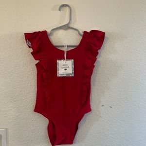 Kate Quinn swim suit.  3T. New with tags. Red